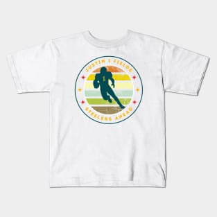 STEELERS AHEAD, JUSTIN FIELDS Kids T-Shirt